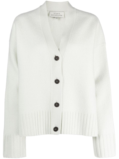 스튜디오 니콜슨 STUDIO NICHOLSON Sweaters White SAKESNW1332WATERLILY