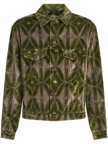 에트로 Etro Coats Grey 1S41402160502