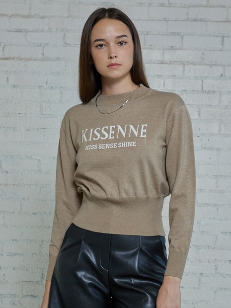 LOGO LONG SLEEVE [BEIGE]