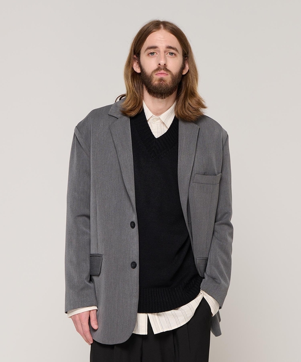 SEMI OVER BLAZER (GRAY)