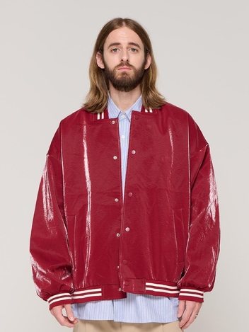 CB COATING VARSITY JACKET (RED)