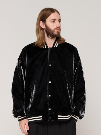 CB COATING VARSITY JACKET (BLACK)