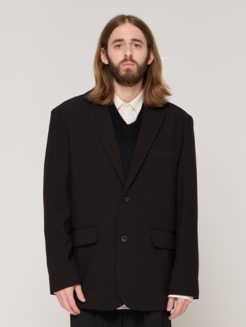 SEMI OVER BLAZER (BLACK)