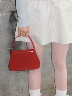 Soft triangle bag Red