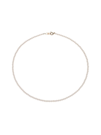 14K 스와 비드 목걸이(3mm)_JAEN3F021