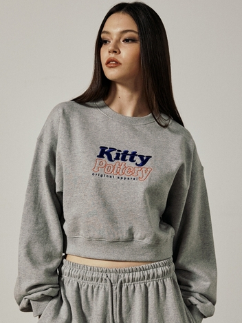 KT LOGO SWEAT SHIRTS [GREY]
