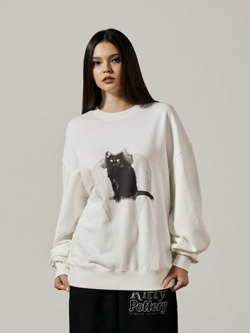 CT ARTWORK SWEAT SHIRTS [WHITE]