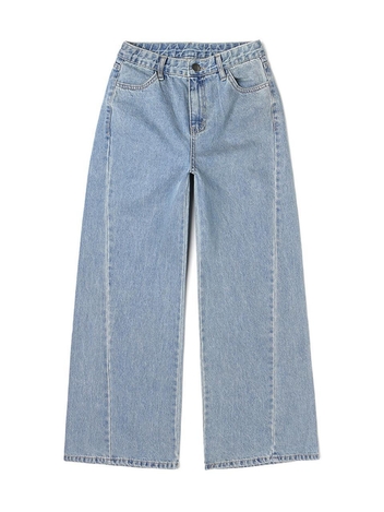 23 FW 여성 커브 와이드 데님 팬츠 (INDIGO)