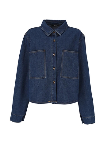 23 FW 여성 투포켓 데님 셔츠 (INDIGO)