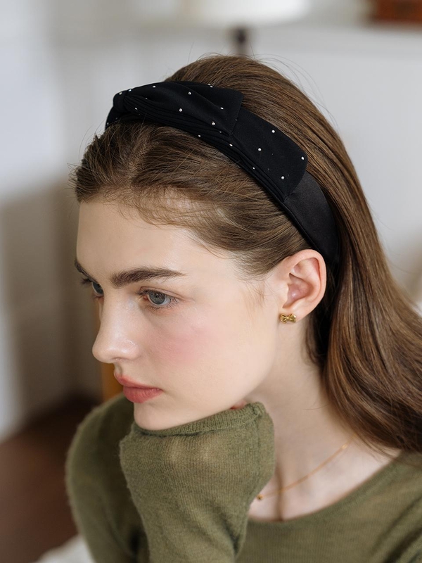 HFS021 Feminine glitter ribbon hairband