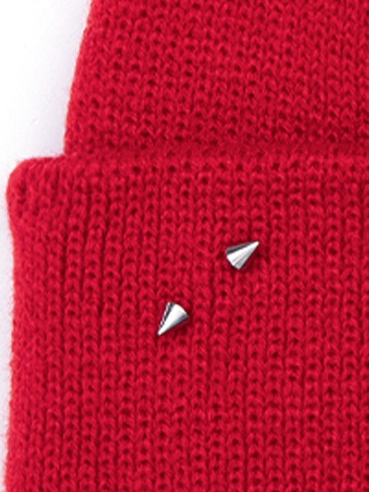 BBD Cone Piercing Beanie (Red)