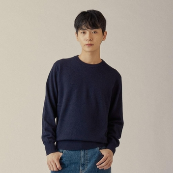ITALY 까사델필라토 라운드니트 네이비