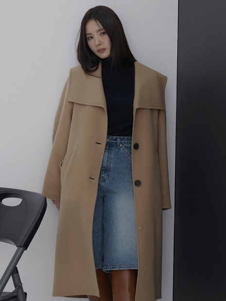 [신세경 PICK] Sailor Belted Long Coat VC2399CT004M