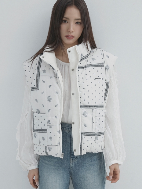 [신세경 PICK] Reversible Qulited Down Vest VC239ODW008M
