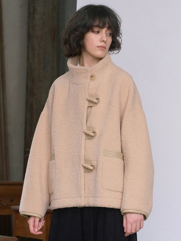 [12/12 순차배송] High Neck Duffle Shearing Coat VC239OFU001M