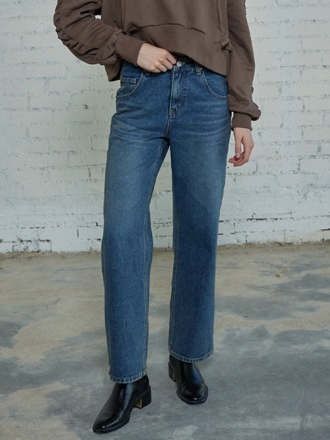 STRAIGHT VINTAGE PANTS [INDIGO]