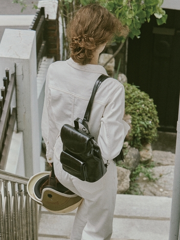 Touslesjou Mini Backpack Black Currant 트레주 미니 백팩 블랙커런트 