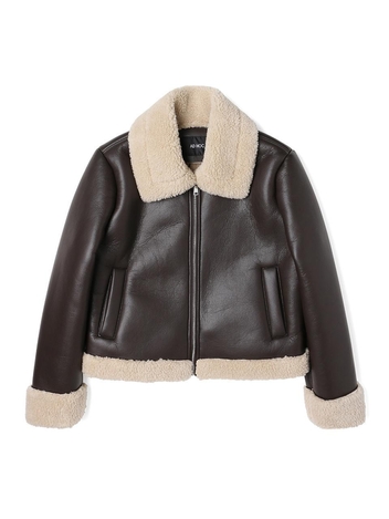 23 FW 여성 소프트 무스탕 (BROWN)