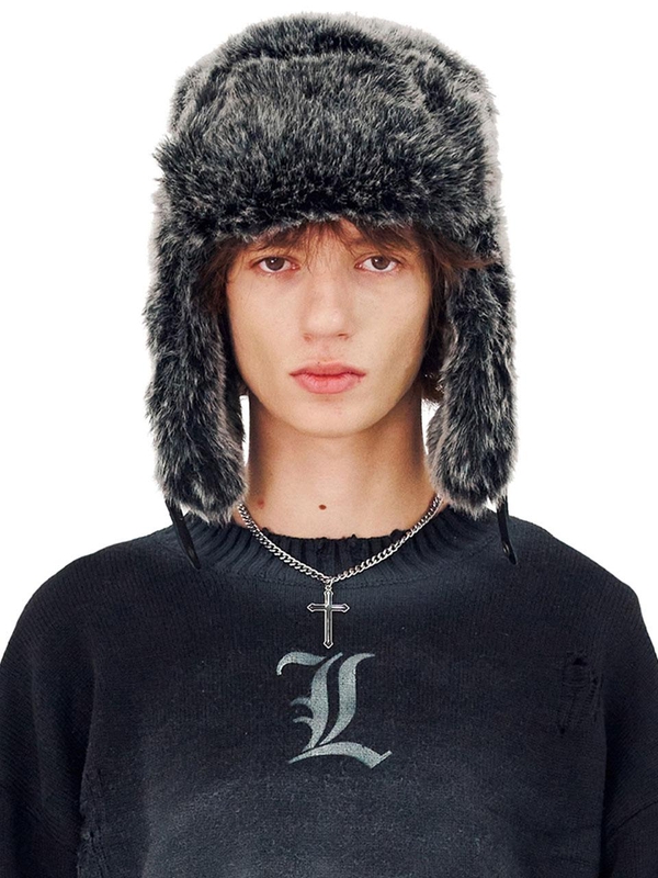 Shapka Trooper Fur Hat_[Black]