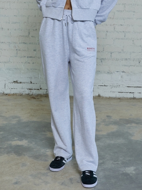 STRAIGHT JERSEY PANTS [M/GREY]