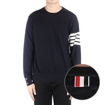 [톰브라운] 23FW (MKA002A Y1014 415) 남성 사선완장 니트