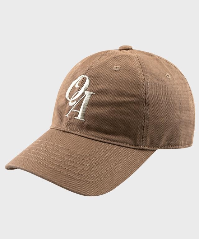 OA LOGO BALL CAP[DARK BEIGE]