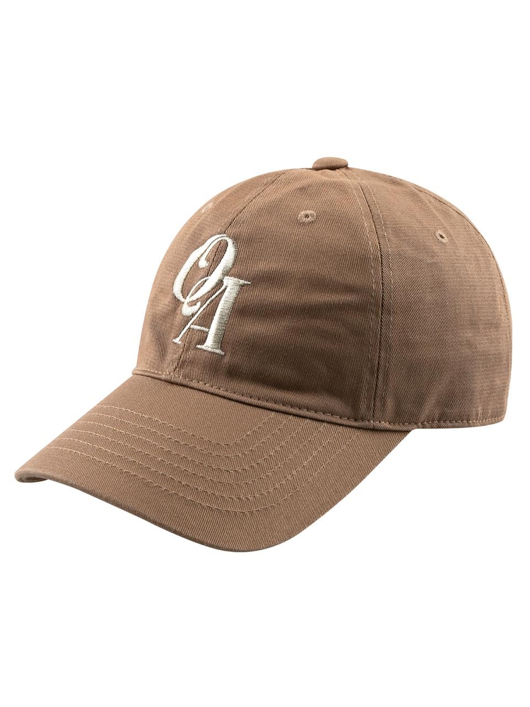 OA LOGO BALL CAP[DARK BEIGE]