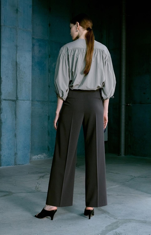 [NUVO10 누보텐]mannish-pintuck wide pants VWPTKI0100