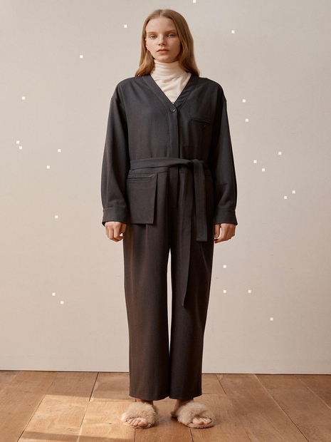 [NUVO10 누보텐]pocket belted jumpsuit VWJSKK0200