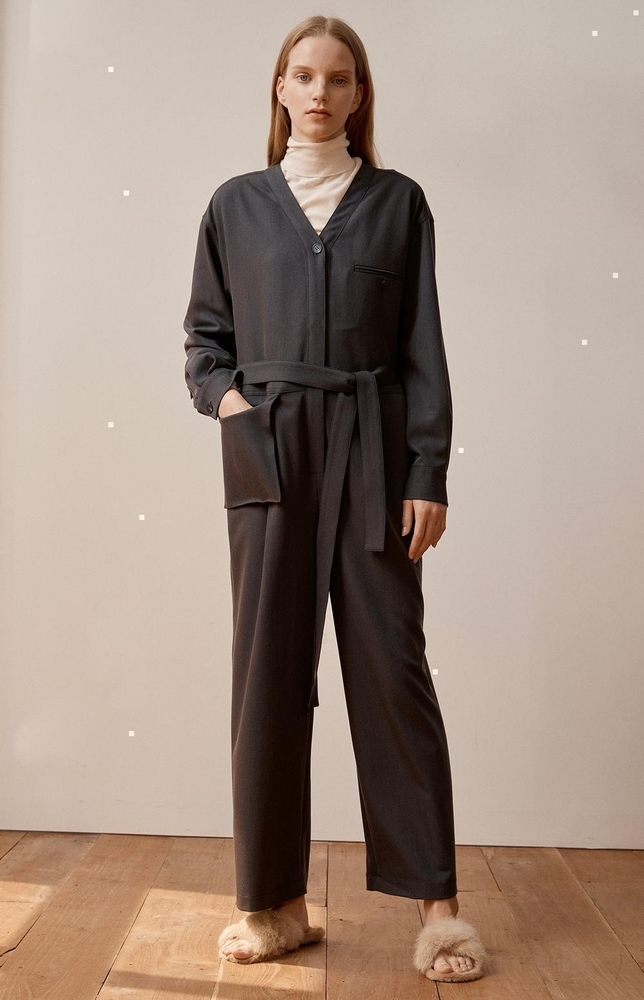 [NUVO10 누보텐]pocket belted jumpsuit VWJSKK0200