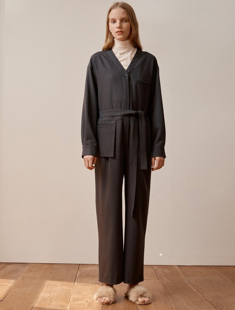 [NUVO10 누보텐]pocket belted jumpsuit VWJSKK0200