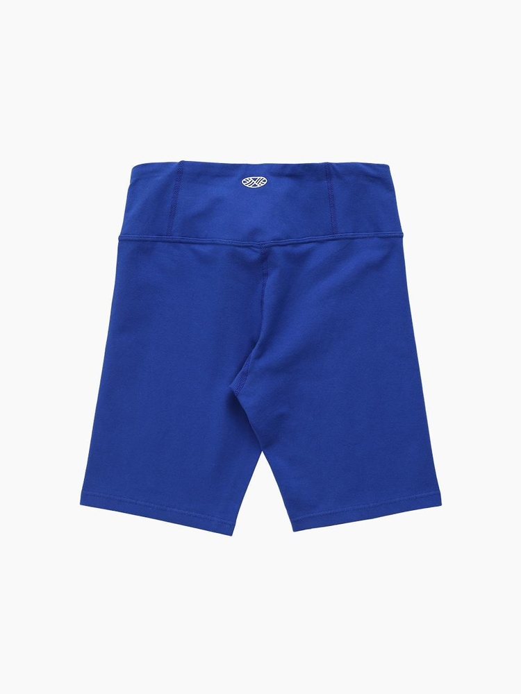 COTTON CLASSIC BIKER SHORT_BLUE