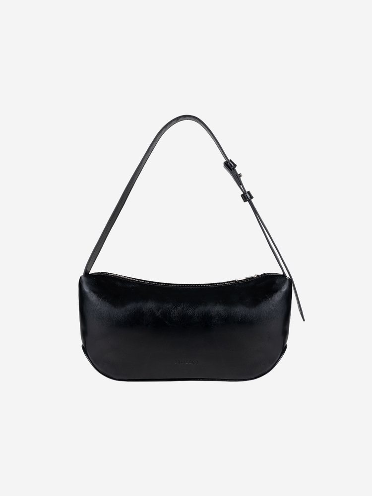 Groove middle bag - glossy black