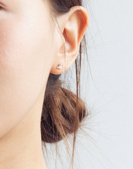 Baguette mini cubic earring