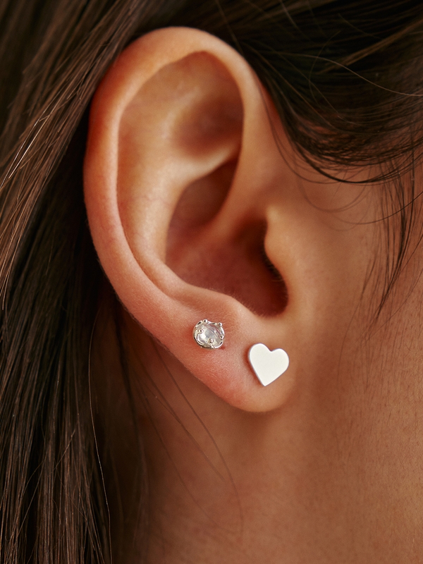 natural stone piercing (2ea) 내추럴 스톤 피어싱 (2ea)