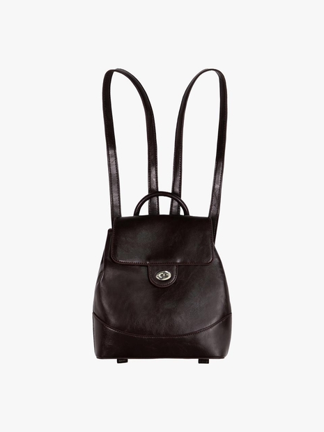 DARLING TURN-LOCK BAG_BROWN