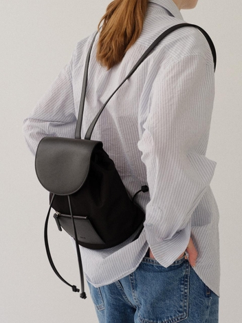 Tambourine backpack Nylon Black