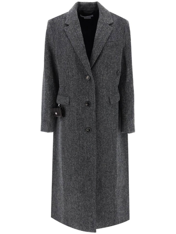 삭스 파츠 Saks potts tia coat in herringbone wool 04025