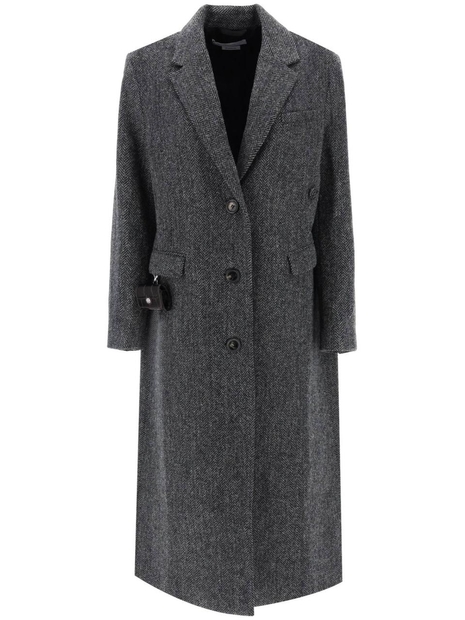 삭스 파츠 Saks potts tia coat in herringbone wool 04025