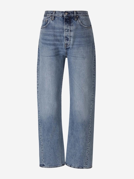 Straight Cotton Jeans 231-240-741 30100 Cotton Organic
