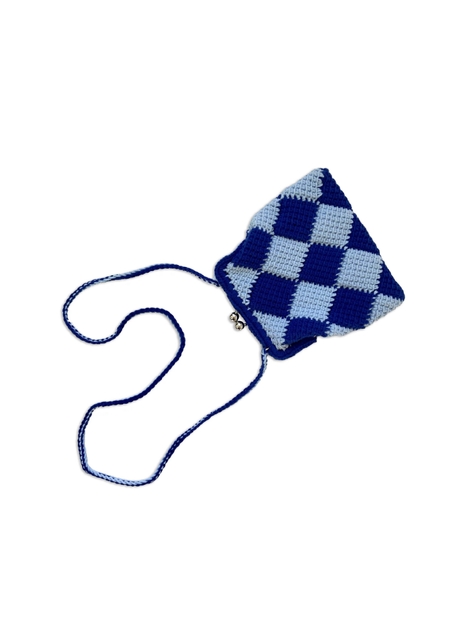 Etang  Waffle Bag  | Cobalt Blue
