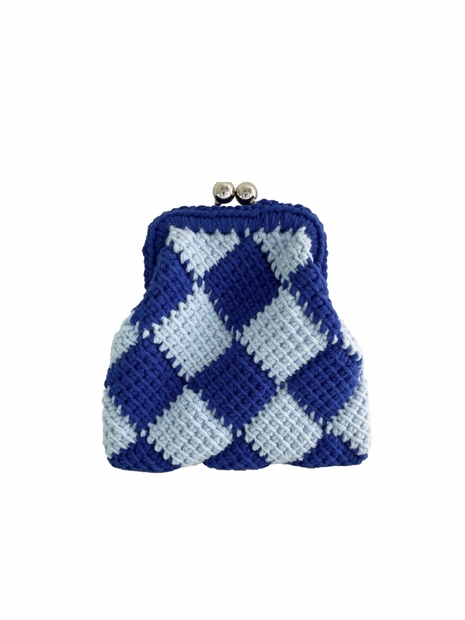 Etang Waffle Pouch | Cobalt Blue