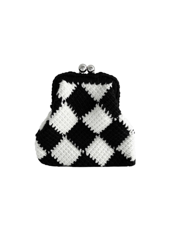 Etang Waffle Pouch | Black
