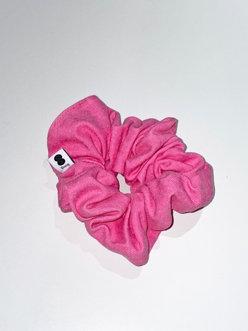 Etang Denim Scrunchie | Pink