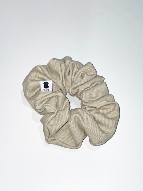 Etang Denim Scrunchie | Beige