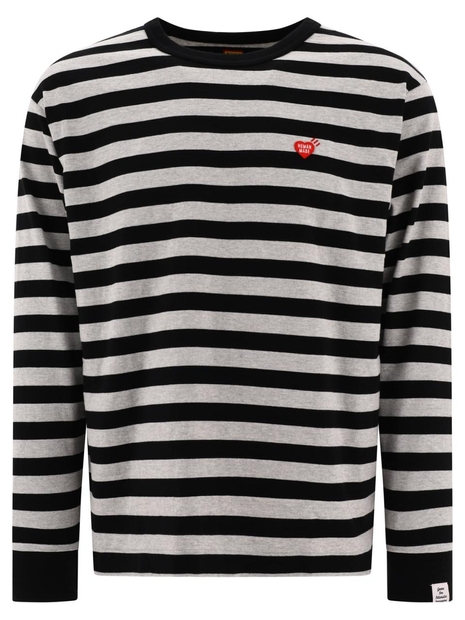 휴먼 메이드 Striped t-shirt HM26CS014BLACK