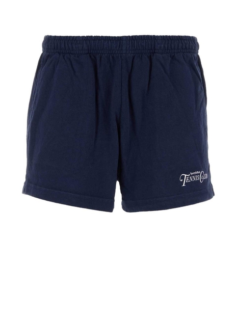 스포티앤리치 SPORTY & RICH SHORTS SH882NA NAVYWHITE