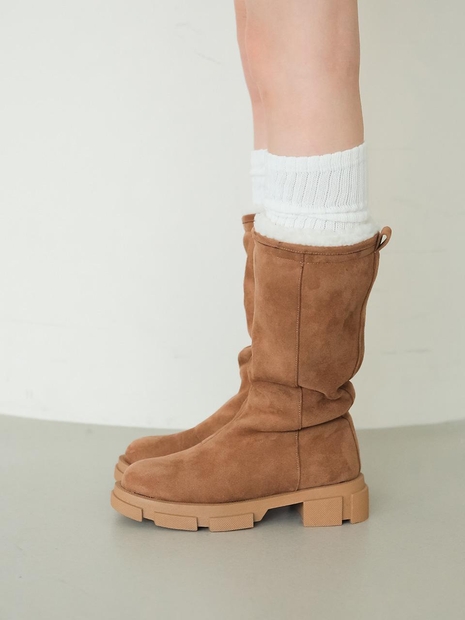 ctm4026 platform soft middle boots _ 3colors