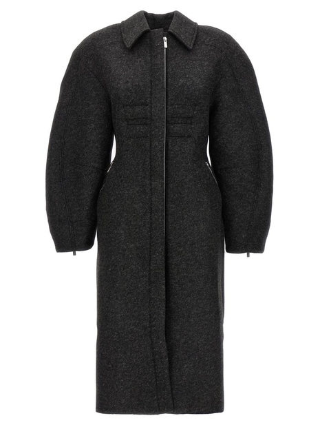 자크뮈스 Croissant coat 23H233CO065DARKGREY