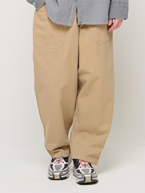 CB COTTON FATIGUE BANDING PANTS (BEIGE)